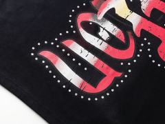 Blurry Archery Angel Rhinestone Print Washed Tee 2 colors 29105648