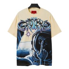 Alien Astronaut Finger Print Washed Tee 2 colors 29098146