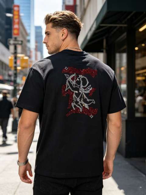 American-style sweet and cool love theme light luxury daily commuting shirt 2 colors 29064996