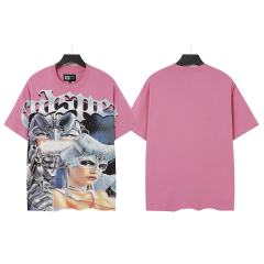 Cyber Twin Female Robot Print Washed Tee 2 colors 29098144