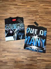 Alien Astronaut Finger Print Washed Tee 2 colors 29098146