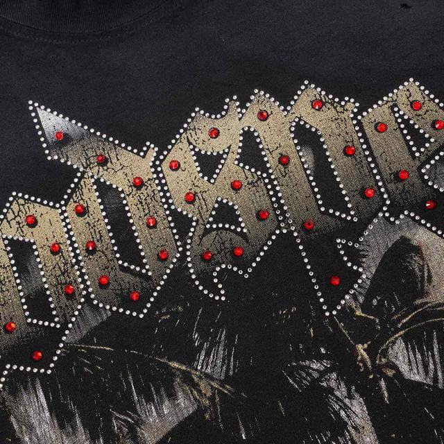 Miami Supercar Yacht Rhinestone Print Washed Tee 2 colors 29106670