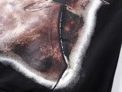 Archery Angel Oil Painting Rhinestone Zipper Print Washed Hoodie 29116529