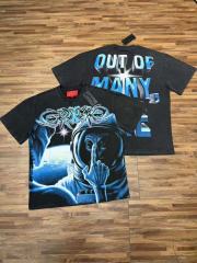 Alien Astronaut Finger Print Washed Tee 2 colors 29098146