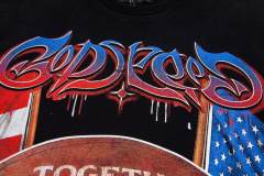 TOGETHER WE ARE AMERICA  vintage black short-sleeved T-shirt 29053414