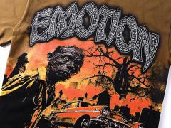 Dusk Cemetery Zombie Car Rhinestone Print Washed Tee 29105644