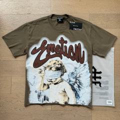 Wreath Blindfolded Cupid Rhinestone Print Washed Tee 29105643