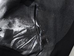 Broken Arm Plaster Angel Statue Print Washed Hoodie 29116522