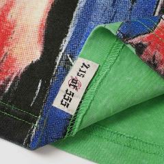 Broken Thorn Caged Eye Rhinestone Print Washed Tee 2 colors 29106668