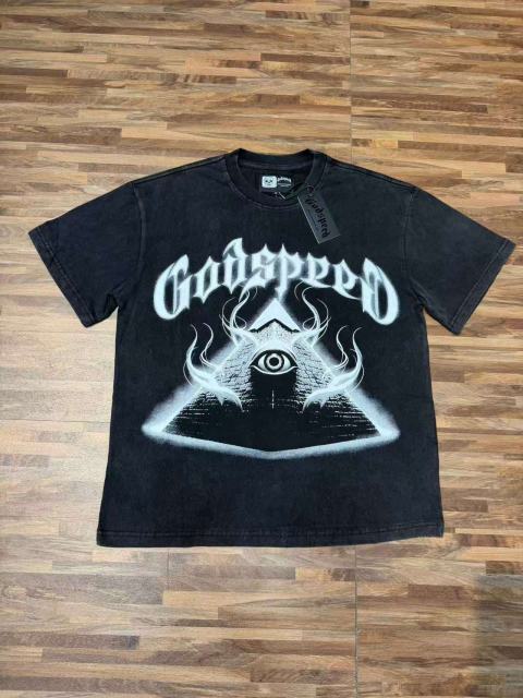 All-Seeing Eye Pyramid Print Washed Tee 29098143
