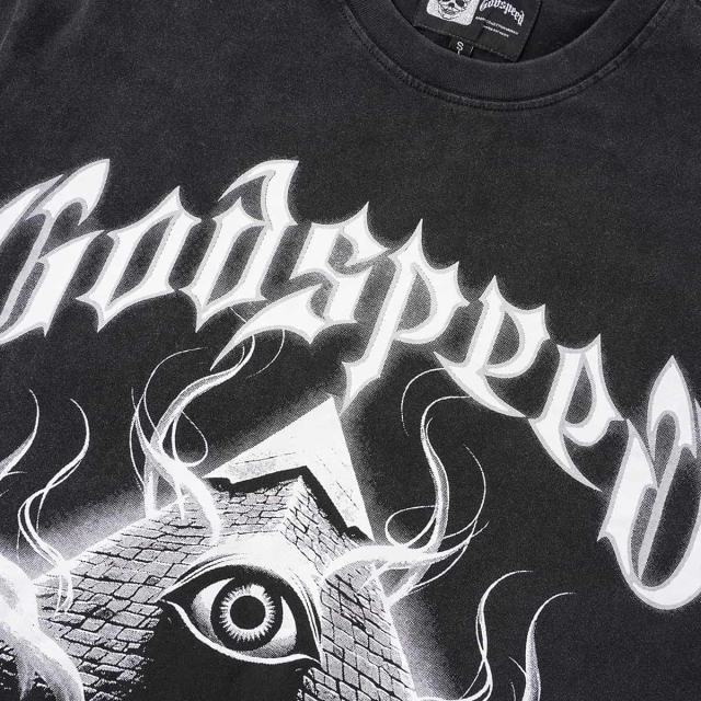 All-Seeing Eye Pyramid Print Washed Tee 29098143