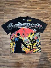 Vintage Alien Invasion Rhinestone Print Washed Tee 29106671