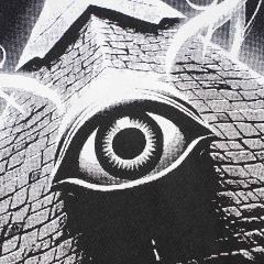 All-Seeing Eye Pyramid Print Washed Tee 29098143