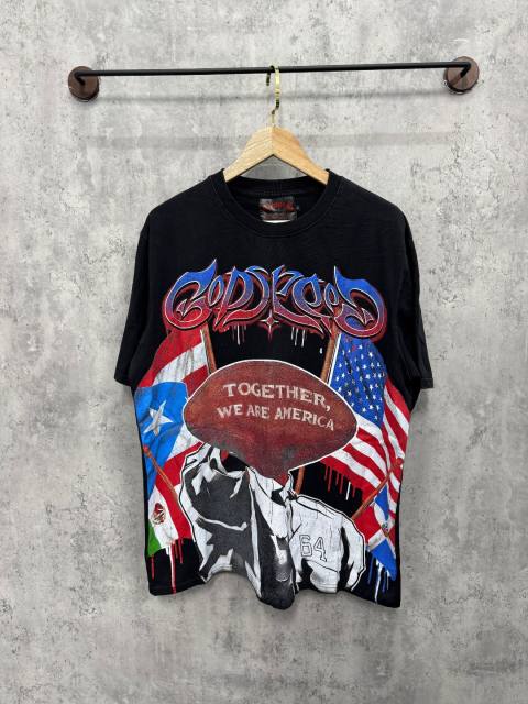 TOGETHER WE ARE AMERICA  vintage black short-sleeved T-shirt 29053414