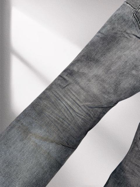 1:1 quality version Vintage Grey Bootcut Denim Pants