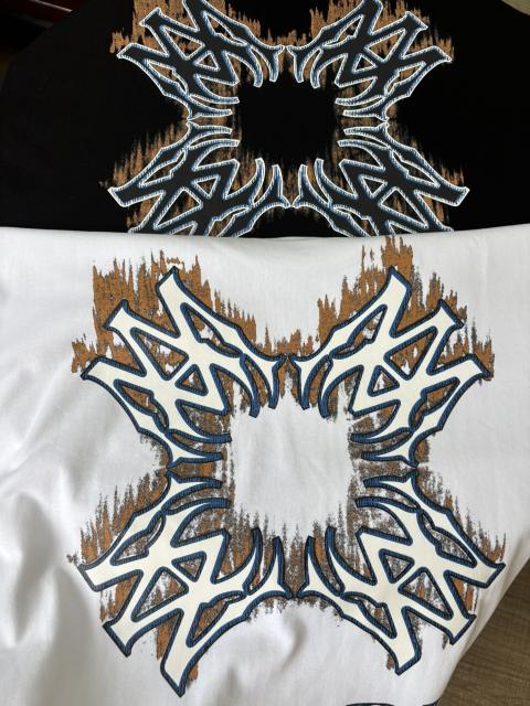 Amir* Thorn Cross Logo Printed T-Shirt