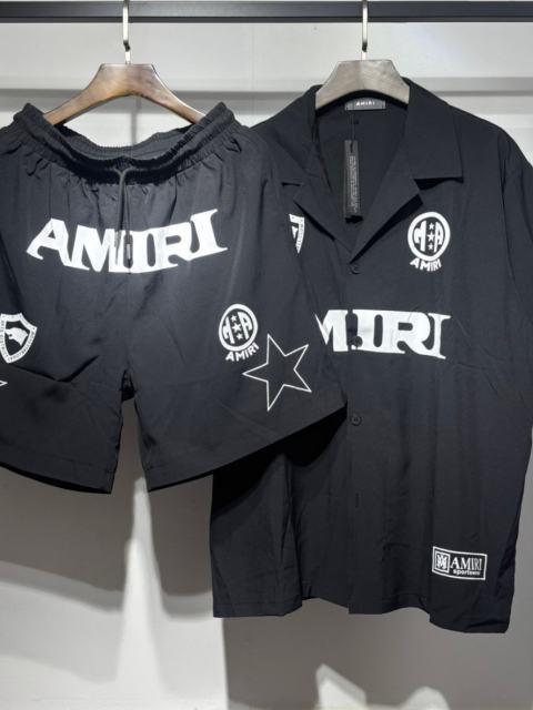 Amir* Football Club Logo Camp Collar Shirt & Shorts