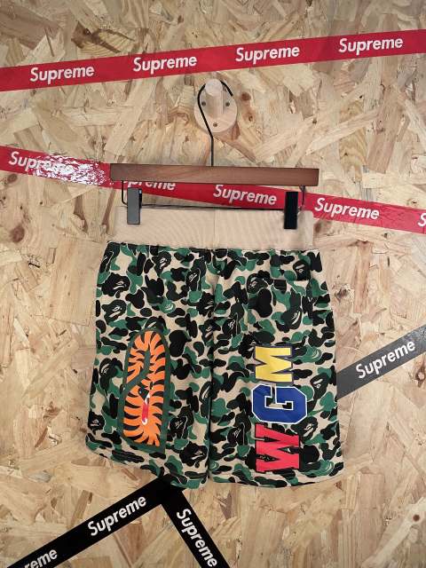 bape Classic Green Shark Camo 3D Print Heavyweight Casual Shorts 29060656