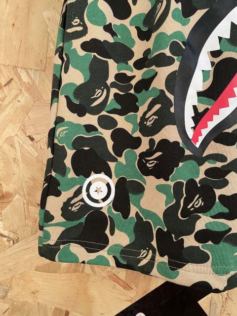 bape Classic Green Shark Camo 3D Print Heavyweight Casual Shorts 29060656
