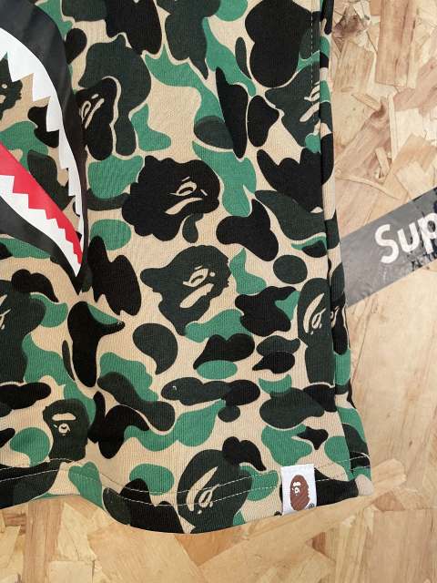 bape Classic Green Shark Camo 3D Print Heavyweight Casual Shorts 29060656