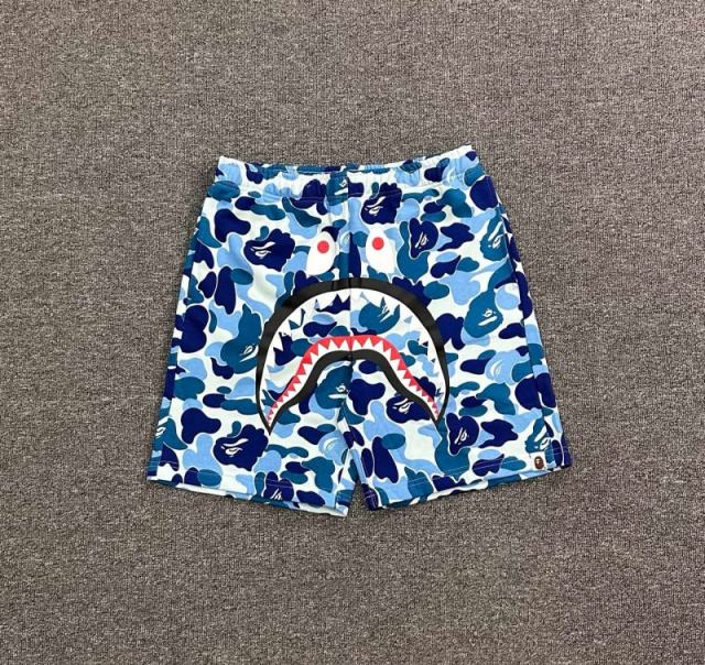 1:1 Top Quality Bape ABC Camo Shark Shorts