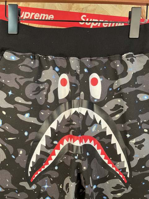 bape Starry Sky Luminous Shark 3D Print Heavyweight Shorts 29060702