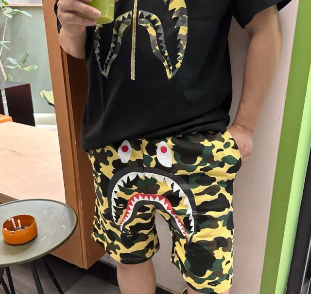 1:1 Top Quality Bape Classic Camo Shorts