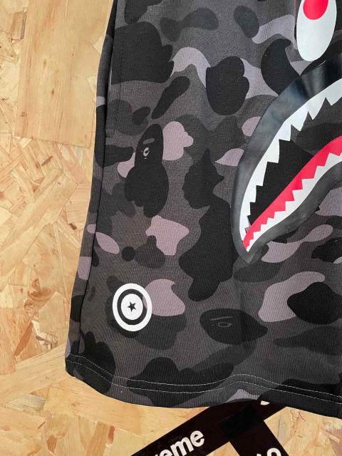 bape Shark Cotton 3D Printed Drawstring Shorts 29060756