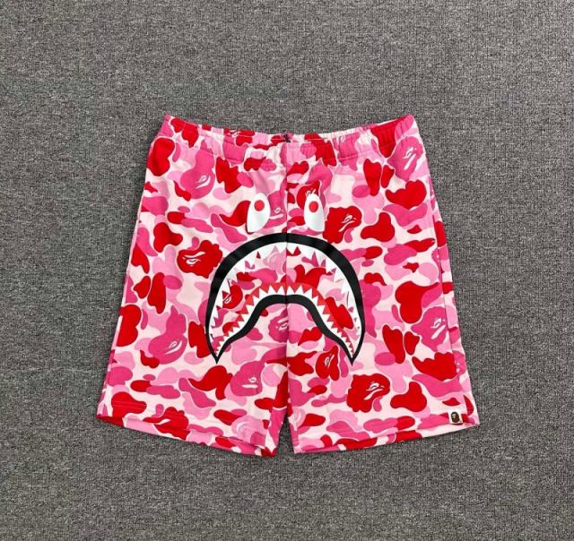 1:1 Top Quality Bape ABC Camo Shark Shorts