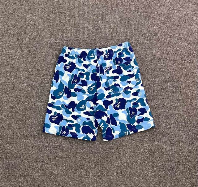 1:1 Top Quality Bape ABC Camo Shark Shorts