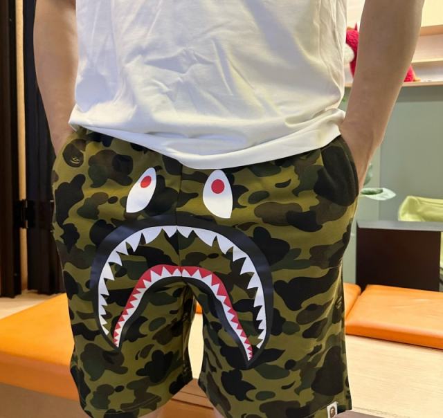 1:1 Top Quality Bape Classic Camo Shorts
