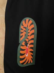 bape Solid Black Shark 3D Print Heavyweight Casual Shorts 29060660