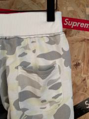bape Black&White Full Print Luminous Shark Heavyweight Shorts 29060707