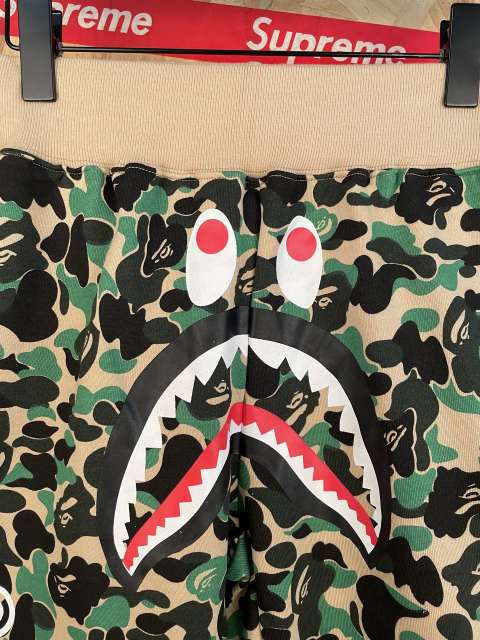 bape Classic Green Shark Camo 3D Print Heavyweight Casual Shorts 29060656