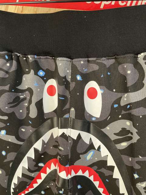 bape Starry Sky Luminous Shark 3D Print Heavyweight Shorts 29060702