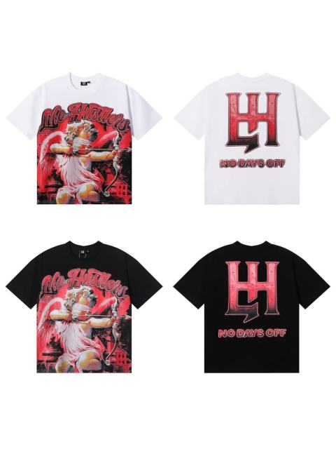 Blindfolded Cupid Archery Rhinestone Print Tee 2 colors 29082343