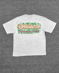 Funny Mallard Duck Rhinestone Print Washed Tee 29053847