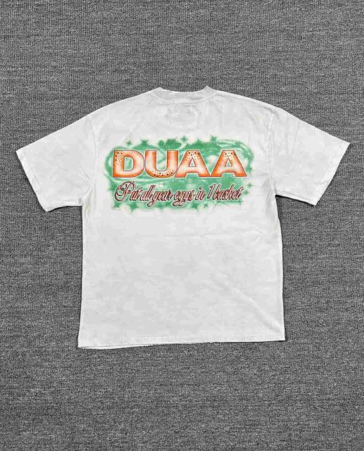 Funny Mallard Duck Rhinestone Print Washed Tee 29053847