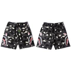 BAPE Black City Camo Double Shark Fleece Sweat Shorts