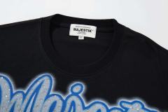 Graveyard Clown Skull Rhinestone Print Washed Tee 29060779