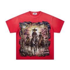 Alien Cowboy UFO Rhinestone Print Washed Tee 29060771