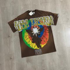 Rainbow Halo Tie-Dye Print Washed Tee 29053836
