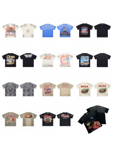 Hip-Hop Street Print Washed Tee 12 colors 28929517