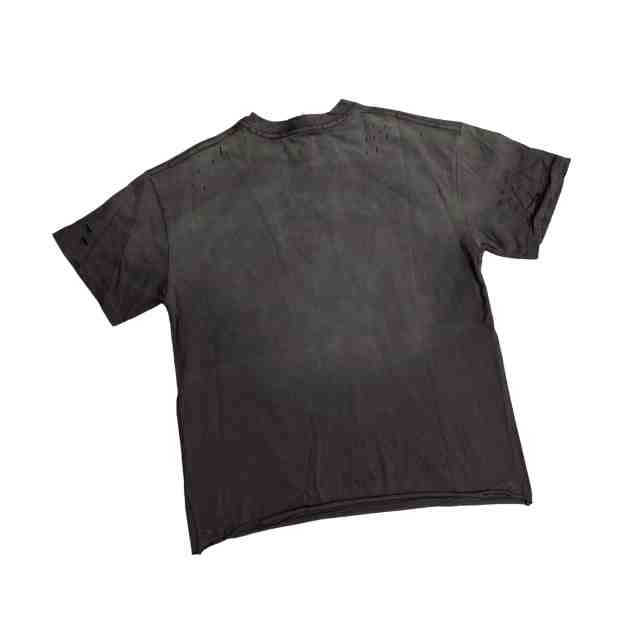Football Distressed Rhinestone Print Washed Tee 28930932