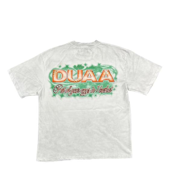 Funny Mallard Duck Rhinestone Print Washed Tee 29053847