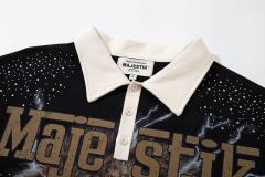 Lion Racing No.88 Rhinestone Print Washed Polo Tee 29065108