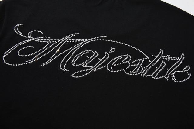 Scary Marshmallow Ghost Rhinestone Print Washed Tee 29060777