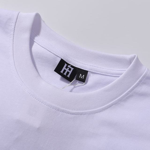 Basic Minimalist Logo Rhinestone Print Tee 4 colors 28751255