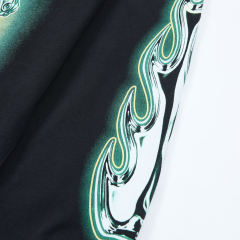 Latest Fashion Streetwear Rhinestone Long-Sleeve T-Shirt 28930897