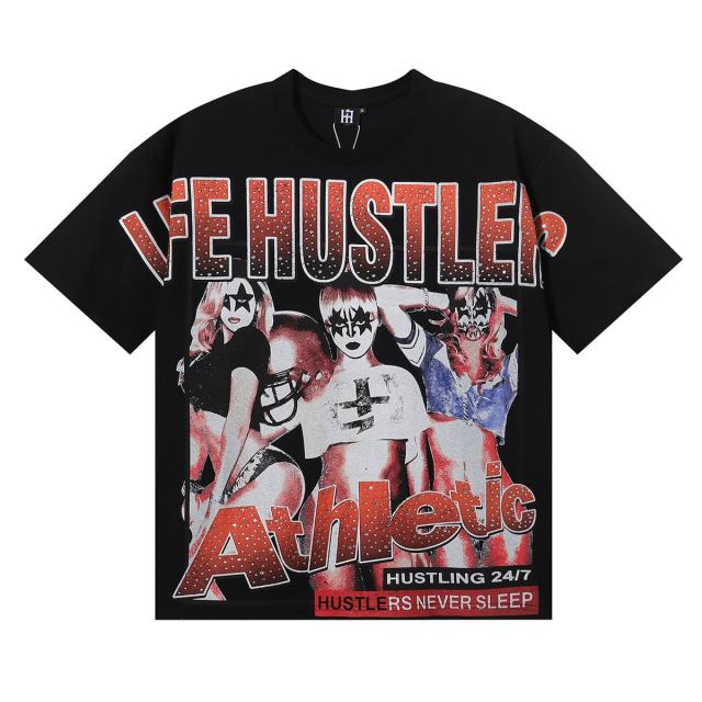 Masked Football Baby Rhinestone Print Tee 3 colors 29082347